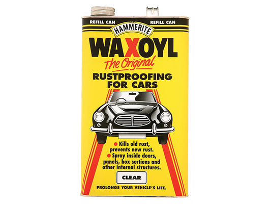 Hammerite Waxoyl Refill Can Clear 5 Litre HMMWAXOYLCL