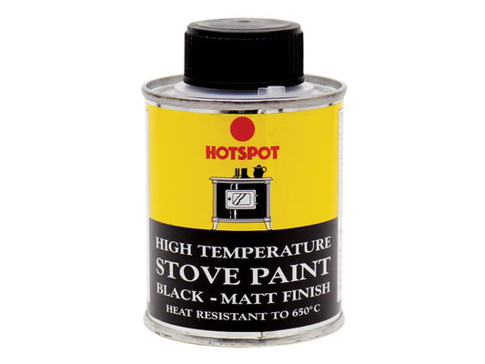 Hotspot Stove Paint Matt Black 100ml HOT201010