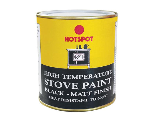 Hotspot Stove Paint Matt Black 500ml HOT201040