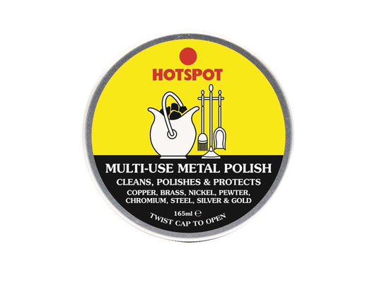 Hotspot Metal Polish 165ml Copper Brass Nickel Pewter Silver Gold HOTHS240015