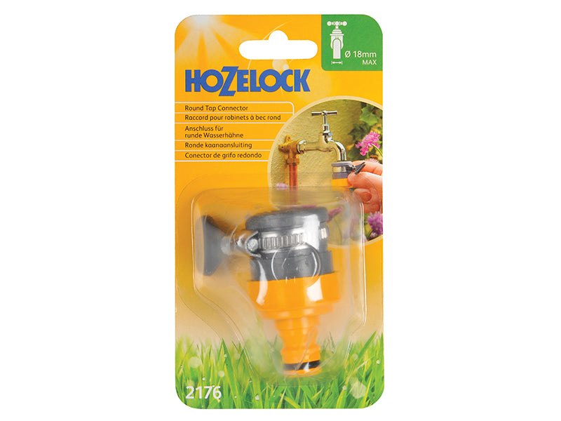 Hozelock 2176 Round Tap Connector Max. Ø18mm HOZ2176