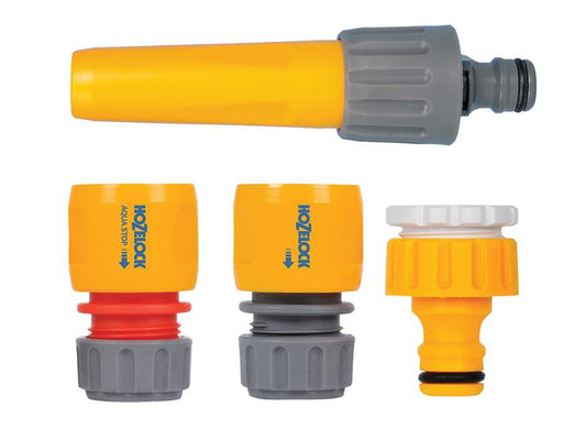 Hozelock 2352 Hose Nozzle & Threaded Tap Starter Set HOZ2352