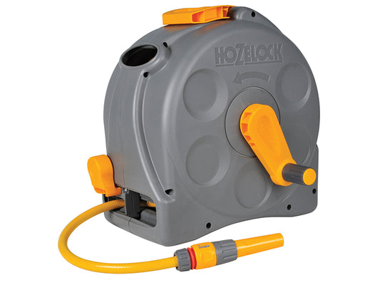 Hozelock 2415 25m 2-in-1 Compact Hose Reel + 25m of Starter Hose HOZ2415