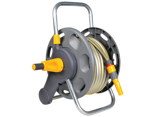Hozelock 2431 Assembled Hose Reel & 25m of 12.5mm Hose HOZ2431