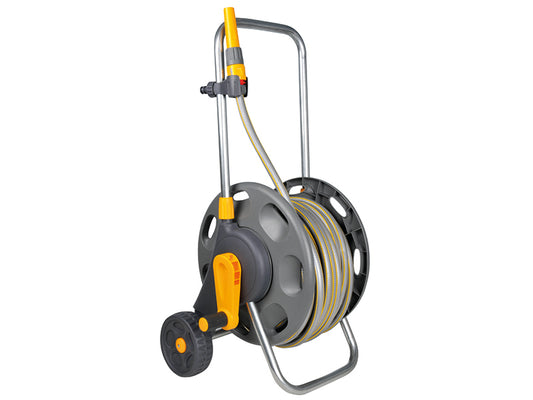 Hozelock 2434 60m Assembled Hose Cart & 30m of 12.5mm Hose HOZ2434