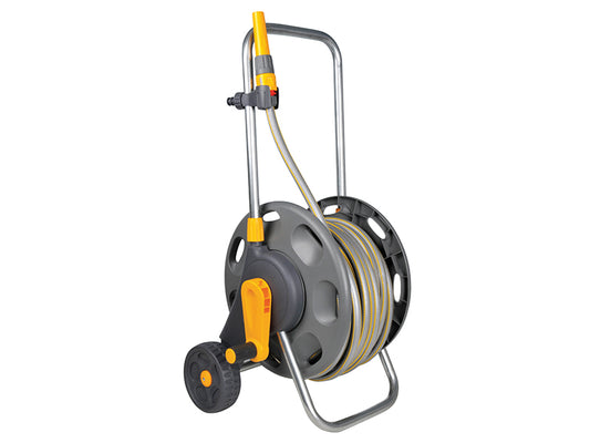 Hozelock 2435 60m Assembled Hose Cart & 50m of 12.5mm Hose HOZ2435