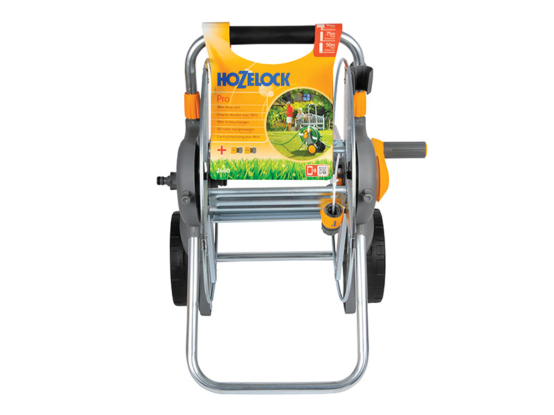Hozelock 2460 90m Assembled Metal Hose Cart ONLY HOZ2460