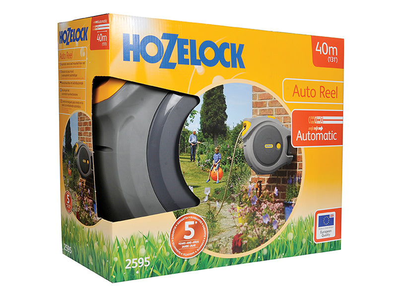 Hozelock 2595 40m AutoReel + 40m of 12.5mm Hose HOZ2595