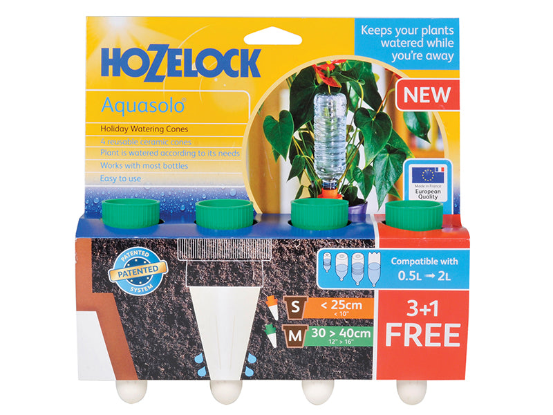 Hozelock 2717 Green Aquasolo Watering Cone for Medium 16in Pots (Pack 4) HOZ2717