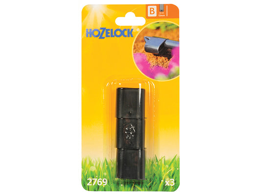 Hozelock HOZ2769 2769 End Plug 13mm (Pack 3)