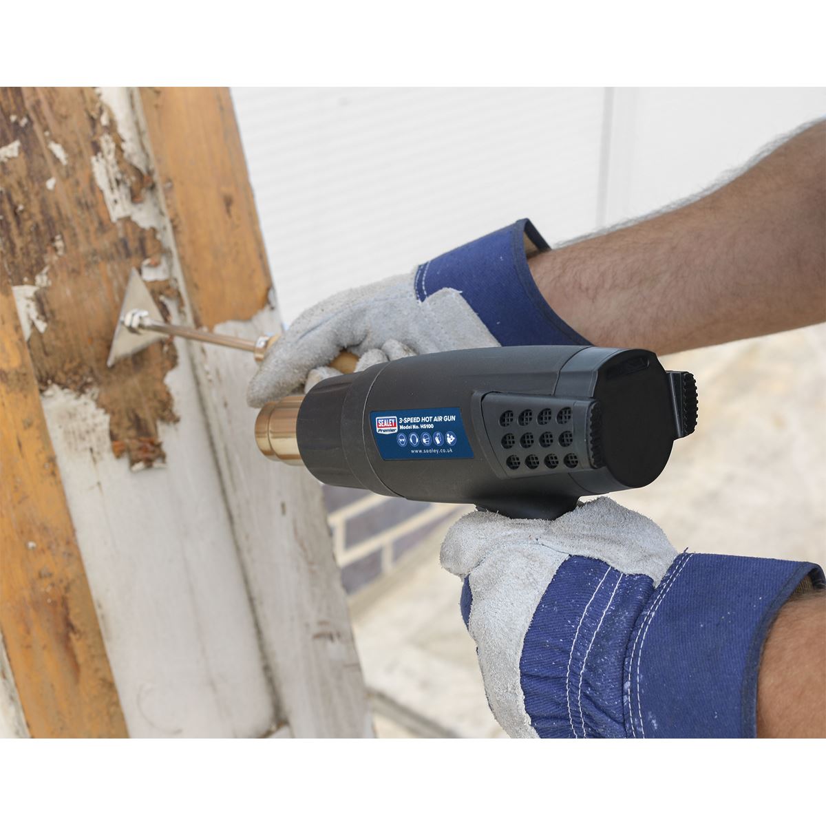 Sealey Hot Air Gun 1800W 3-Speed 50/420/650�C HS100