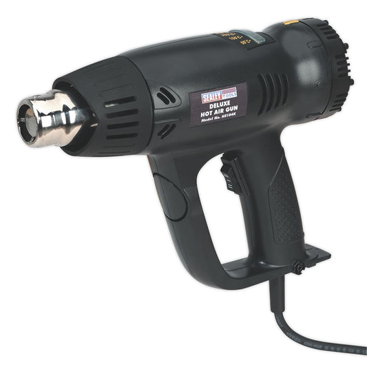 Sealey Deluxe Hot Air Gun Kit with LED Display 2000W 80-600�C HS104K