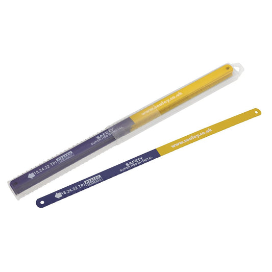 Sealey Vari-Pitch 18/24/32tpi Hacksaw Blade 300mm - Pack of 10 HSB/10VP