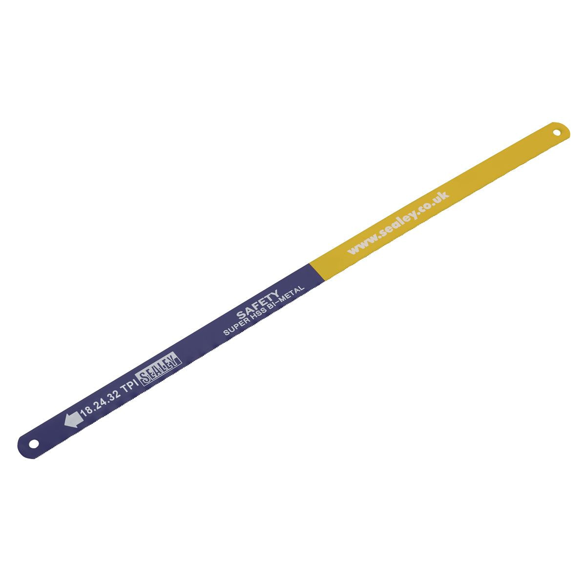 Sealey Vari-Pitch 18/24/32tpi Hacksaw Blade 300mm - Pack of 10 HSB/10VP