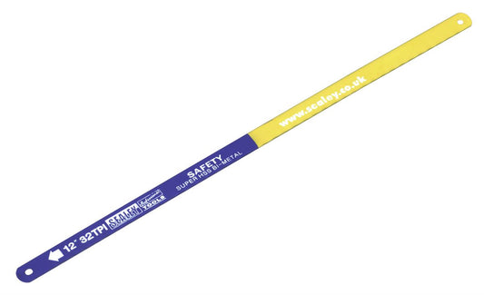 Sealey Hacksaw Blade 300mm HSS Bi-Metal 32tpi Pack of 10 HSB1032