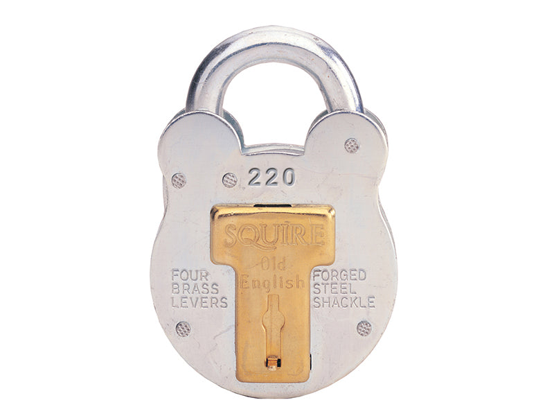Squire 220 Old English Padlock with Steel Case 38mm HSQ220