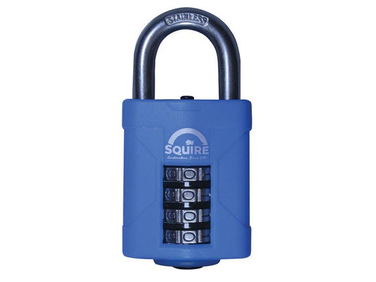 Squire CP50S Heavy Duty Rustproof Marine Combi Padlock 50mm Boxed HSQCP50SBX