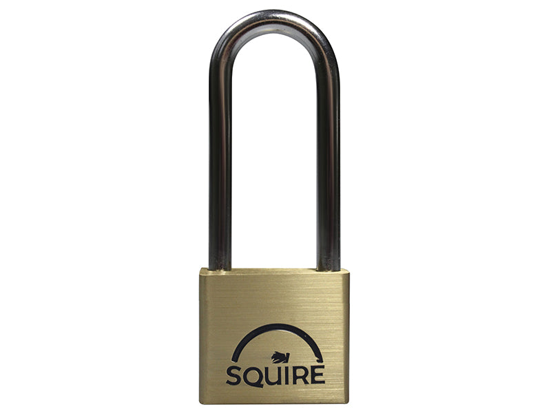 Squire LN4LS Lion Brass Padlock 5-Pin 40mm - 65mm Long Shackle HSQLN4212