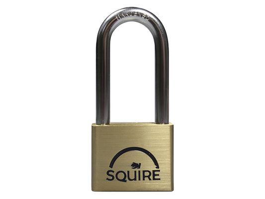 Squire LN5/2.5 Lion Brass Padlock 5-Pin 50mm - 65mm Long Shackle HSQLN525