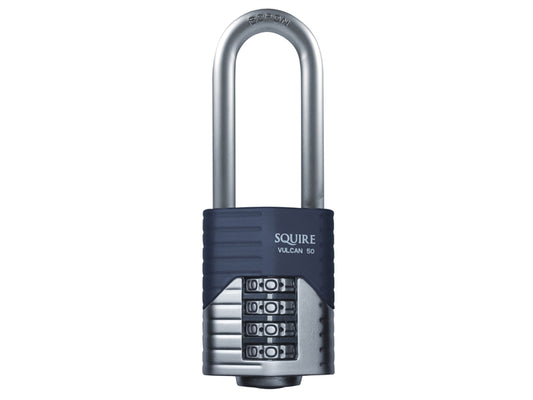 Squire Vulcan Long Boron Shackle Combination Padlock 40mm HSQVC40LS
