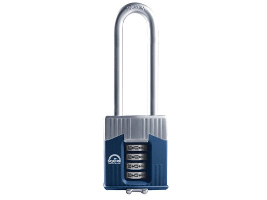 Squire Warrior High-Security Long Shackle Combination Padlock 45mm HSQWC45LS