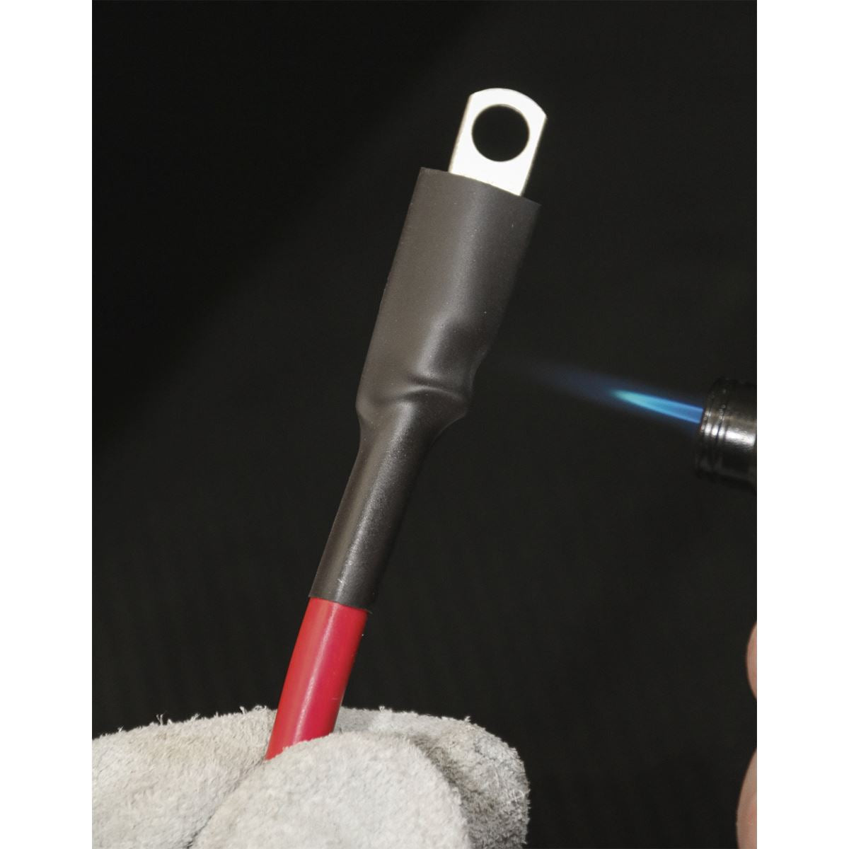 Sealey Heat Shrink Tubing Black �12.7-6.4mm 8m HST12708