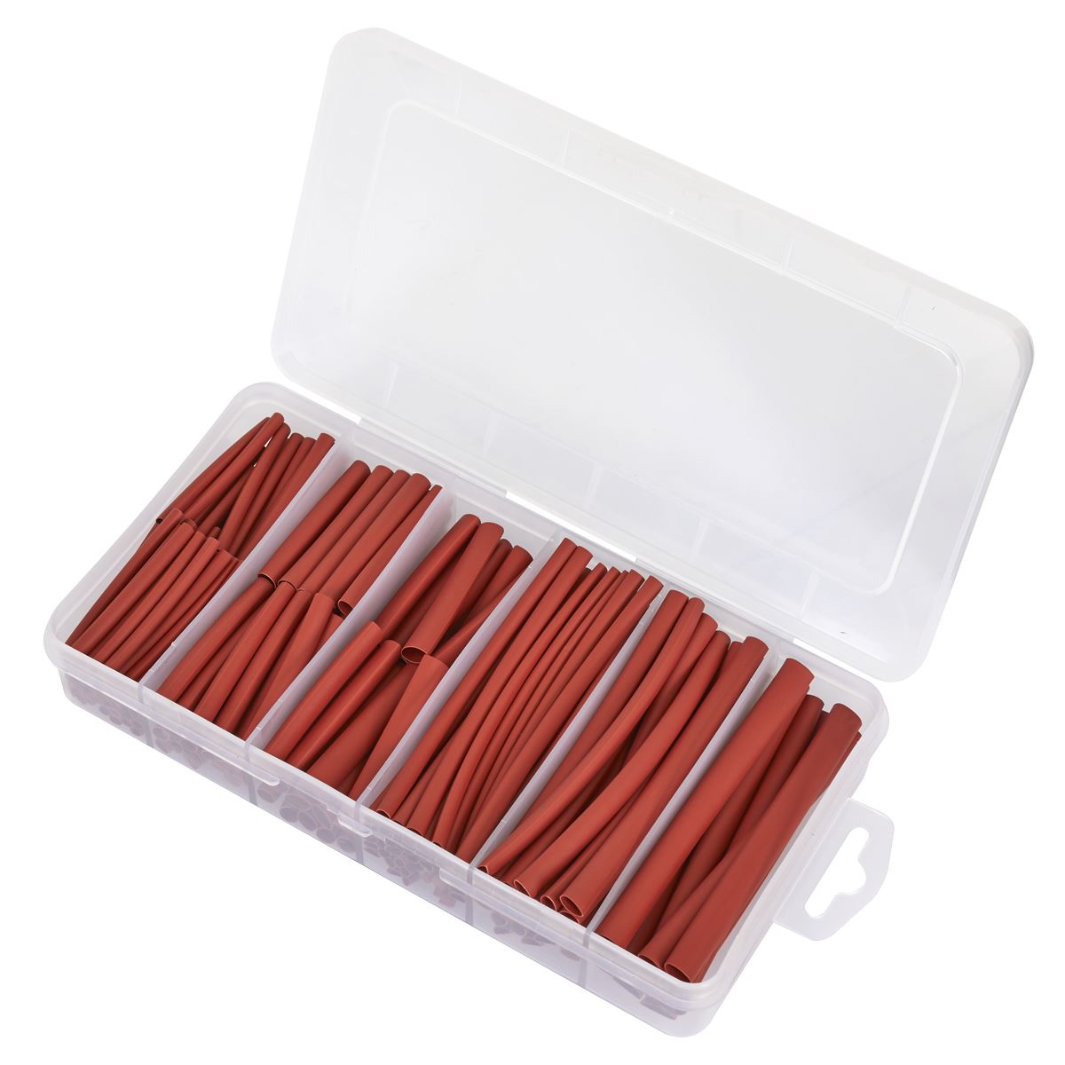 Sealey Heat Shrink Tubing Assortment 180pc 50mm & 100mm Red HST501R
