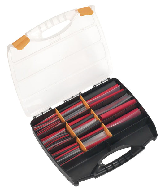 Sealey Heat Shrink Tubing Assortment 261pc Mixed Colours Adhesive Lined 100 & 150mm HSTAL261MC