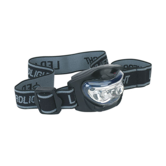 Sealey Head Torch 3W SMD & 2 Red LED 3 x AAA Cell with Auto-Sensor HT03LED