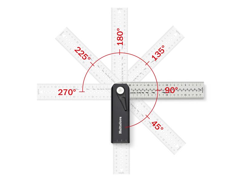 Hultafors Quattro bevel square And Angle Finder Blade Width 45mm HUL256023