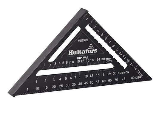 Hultafors Mini Metric Rafter Square 11cm Aluminium Body HUL257030