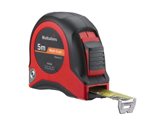 Hultafors PR5M Short Steel Tape 5m Width 19mm High Impact Case HUL350203
