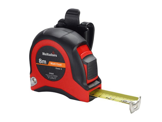 Hultafors Short Steel Tape 8m Width 25mm Metric only PR8M HUL350303