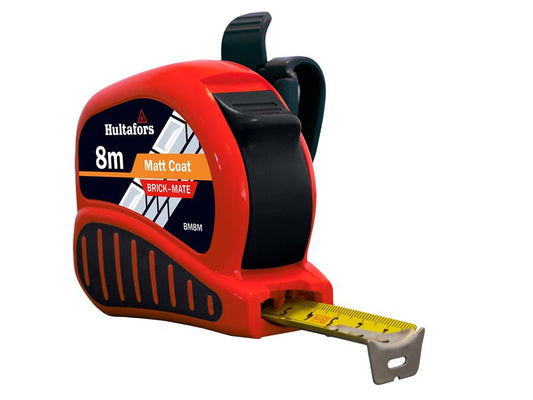 Hultafors BM8M Brick-Mate Pocket Tape 8m (Width 25mm) (Metric only) HUL352403