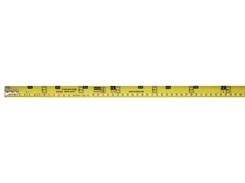 Hultafors Brick Mate Stainless Steel Pocket Tape 8m Metric only HUL352423