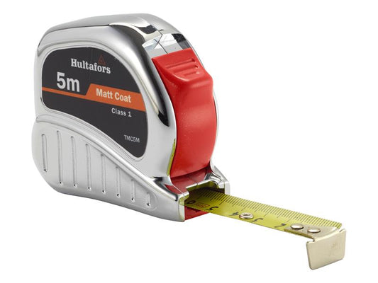 Hultafors Tri Matic Pocket Tape Chrome 5m Width 19mm TM5M HUL368103