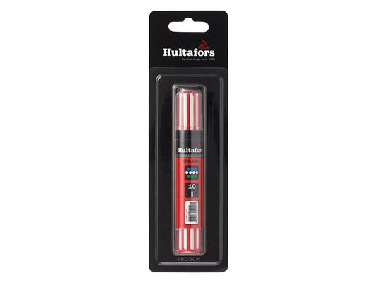 Hultafors Dry Marker Refill Blue White Green Blister Pack Of 10 HUL650240