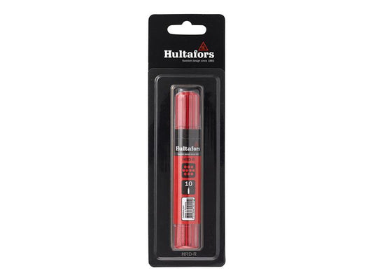 Hultafors Dry Marker Refill Red Blister Pack Of 10 HUL650250