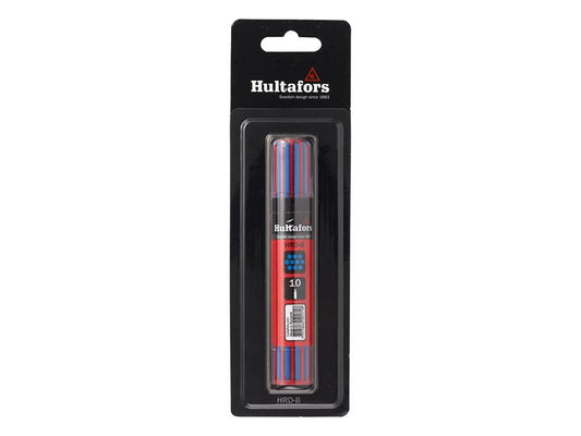 Hultafors Dry Marker Refill Blue Blister Pack Of 10 HUL650270