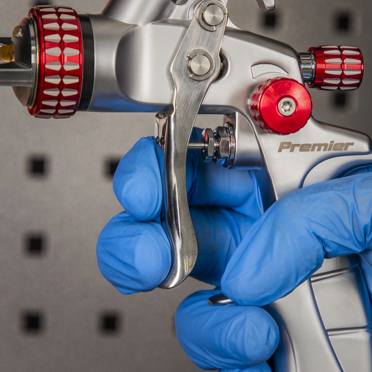 Sealey HVLP Gravity Feed Touch Up Spray Gun 1mm Set-Up For Fine Control HVLP04