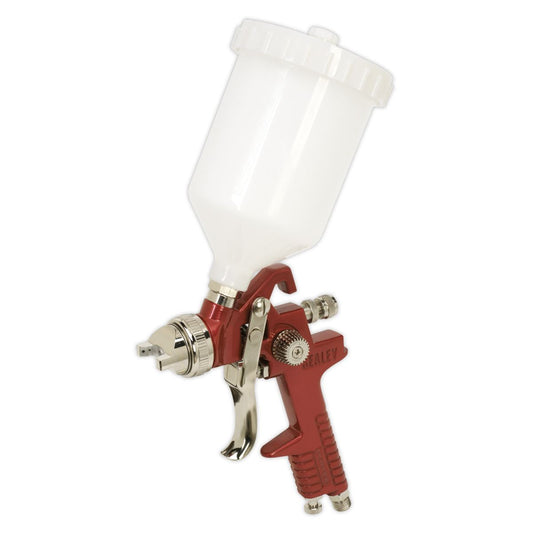 Sealey HVLP Gravity Feed Spray Gun 2mm Set-Up For primer Or Undercoat HVLP742