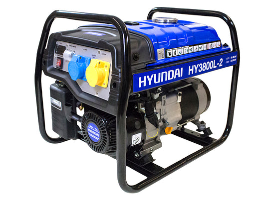 Hyundai HYU3800L 3.2kW  4.0kVA Generator Recoil Start