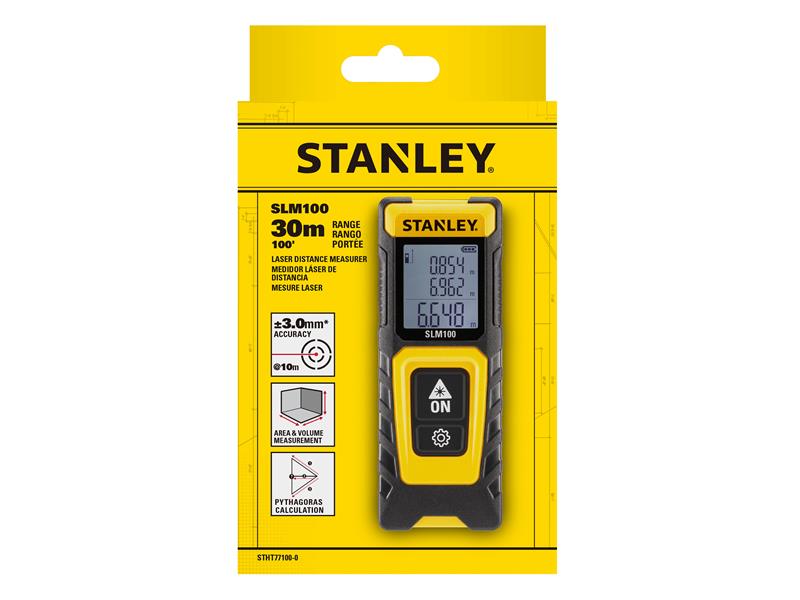 STANLEY Laser Distance Measure 30m INT077100 Intelli Tools SLM100