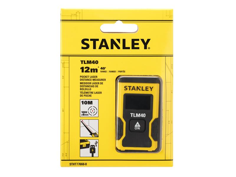 STANLEY® Intelli Tools TLM 40 Laser Distance Measure INT077666