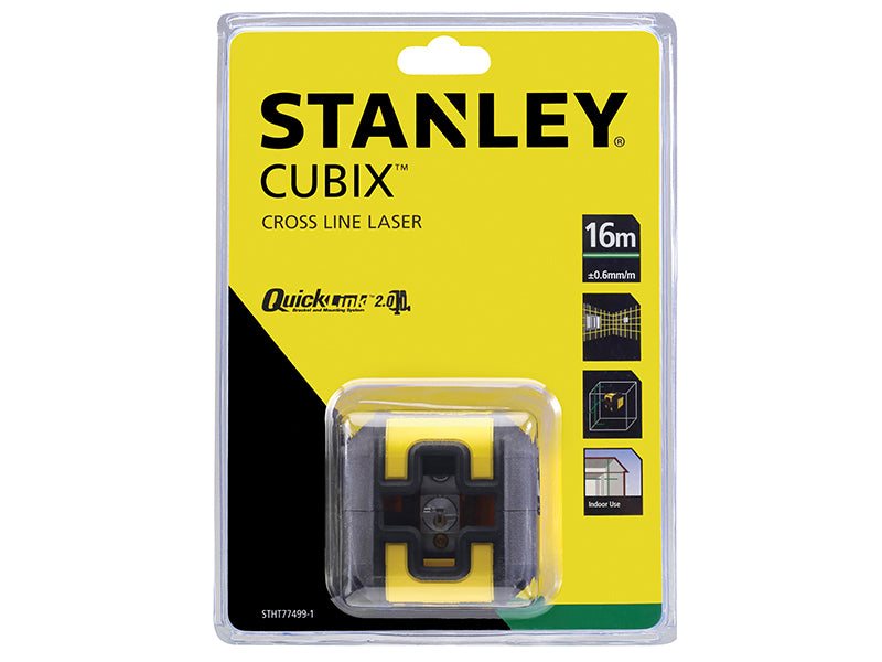 STANLEY® Intelli Tools Cubix™ Cross Line Laser Level (Green Beam) INT177499