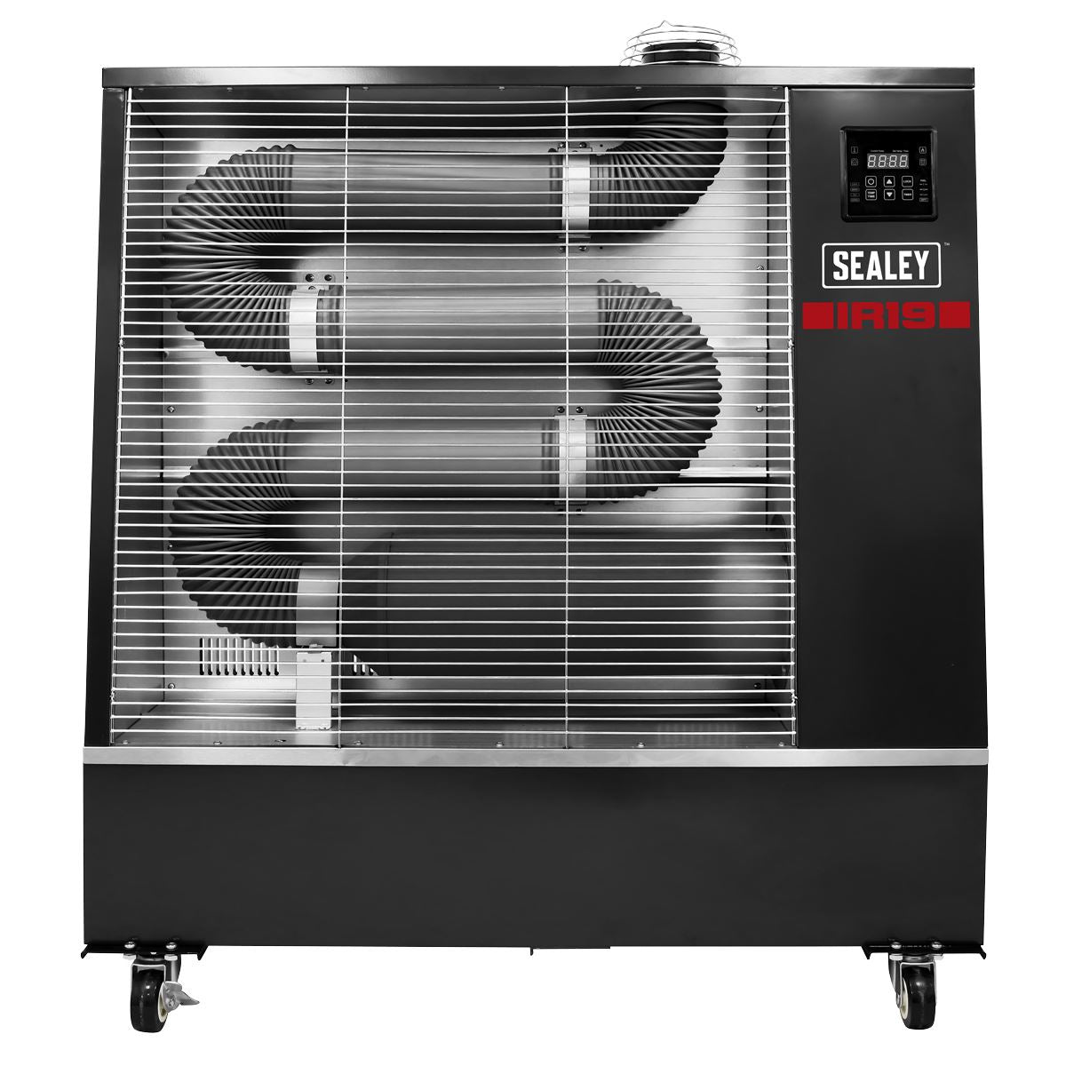Sealey Industrial Infrared Diesel Heater Fuel Tank 70L Run Time 36hr 19kW IR19
