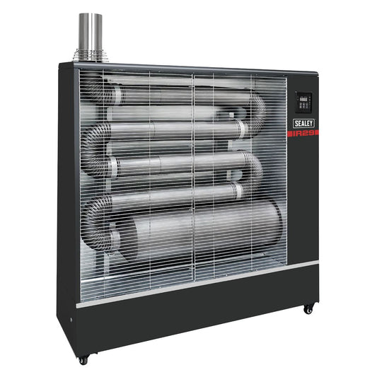 Sealey Industrial Infrared Diesel Heater 29kW 230V 99,000btu/hr Tank 70L IR29