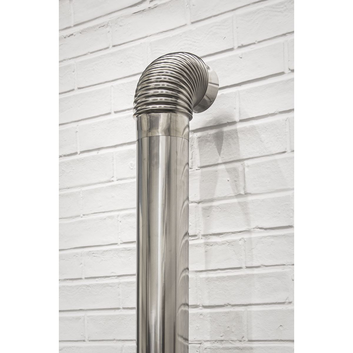 Sealey Stainless Steel Exhaust Flue 90 Bend for IR13/IR16 100mm IREX3