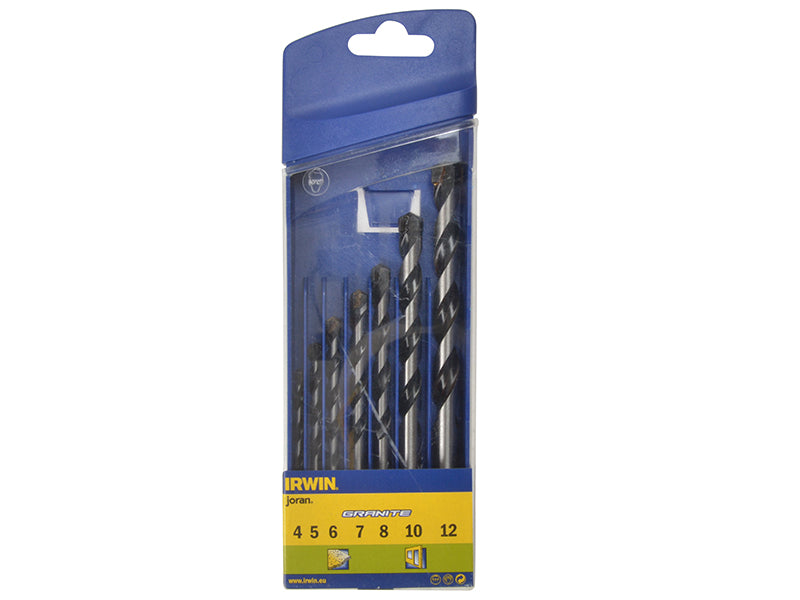 IRWIN® Granite Drill Bit Set 7 Piece 4-12mm IRW10501918