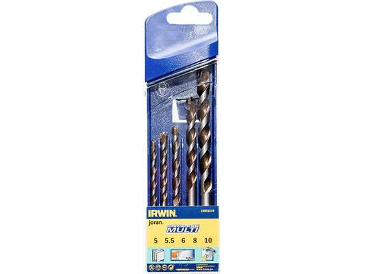 IRWIN® Cordless Multi-Purpose Drill Bit Set, 5 Piece 5-10mm IRW10501939